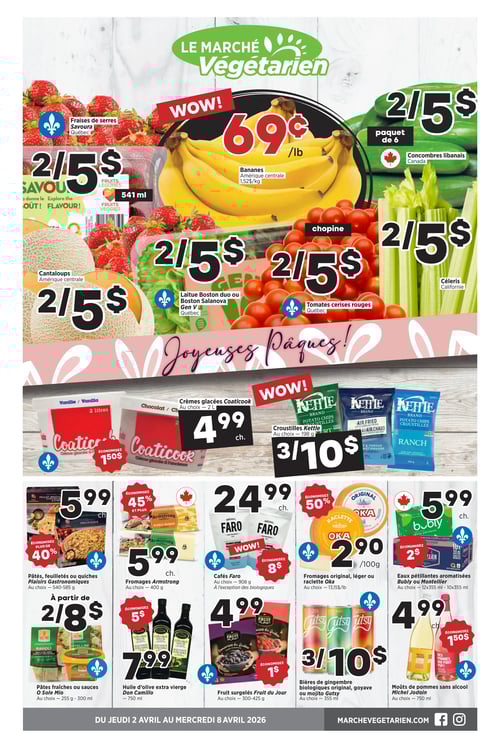 Circulaire Marché Végétarien - Page 1