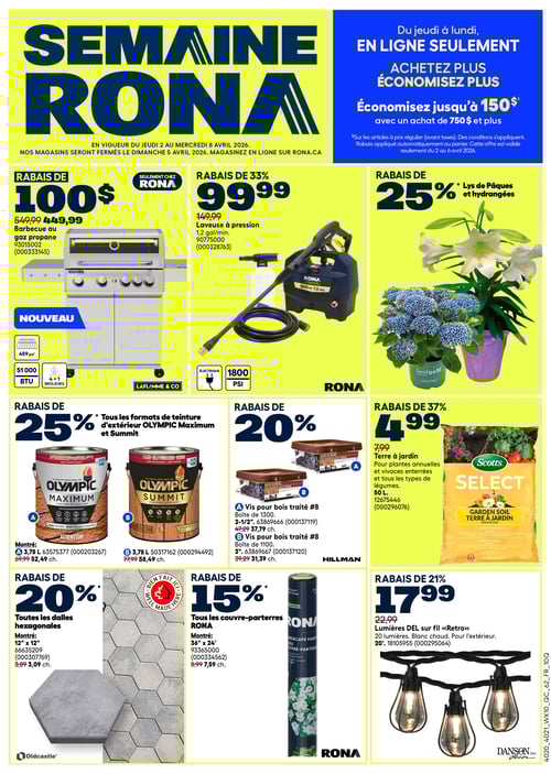 Circulaire Rona - Page 1