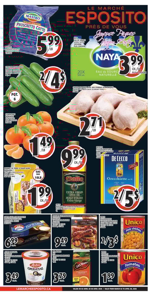 Circulaire Le Marché Esposito - Page 1