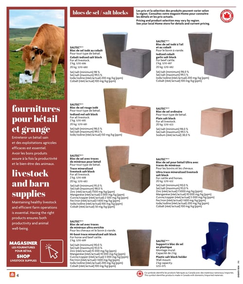 Circulaire Home Hardware - Vie à la ferme et rurale - Page 4