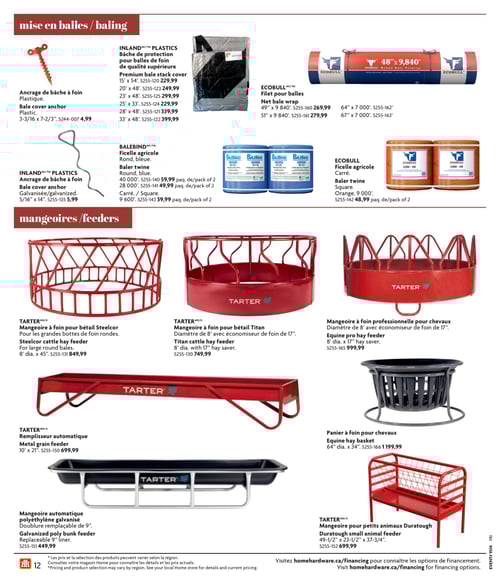Circulaire Home Hardware - Vie à la ferme et rurale - Page 12