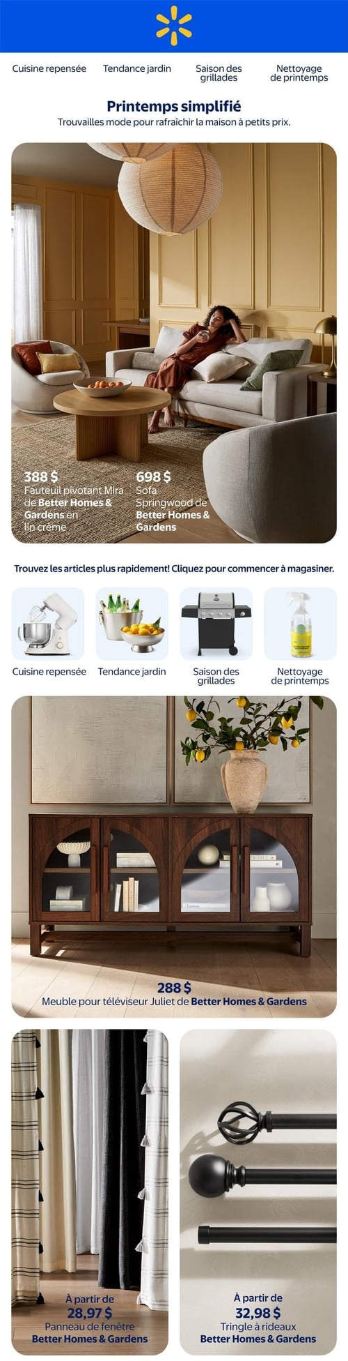 Circulaire Walmart - Printemps Simplifié - Page 1