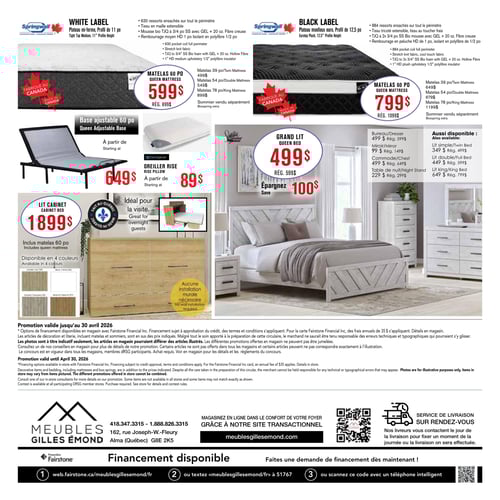 Circulaire Meubles Gilles Émond - Éclat printanier - Page 4