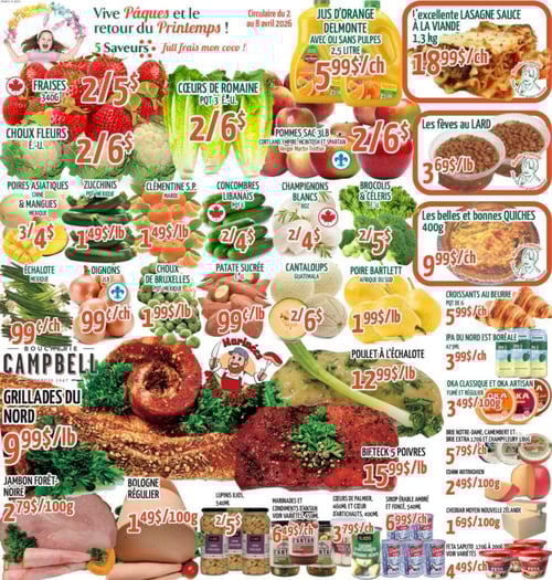 Circulaire Marché Le 5 Saveurs - Page 1