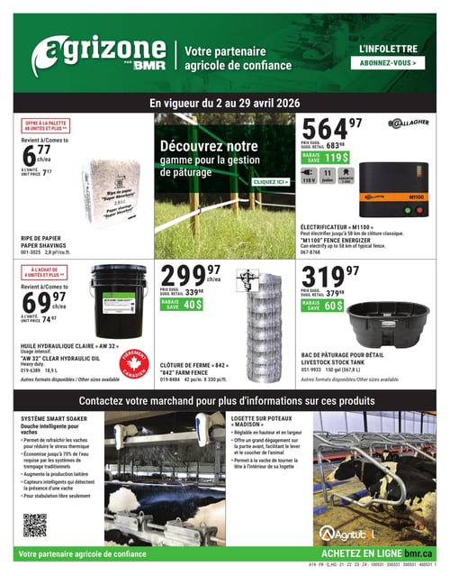 Circulaire BMR - Agrizone - Page 1