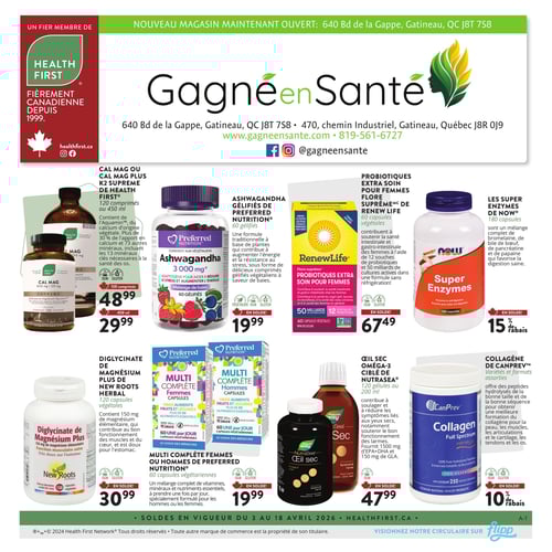Circulaire Gagné en Santé - Page 1
