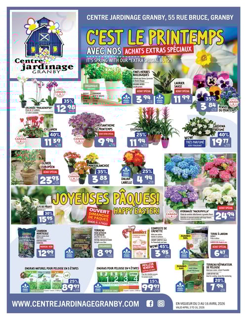 Circulaire Centre Jardinage Granby - Page 1