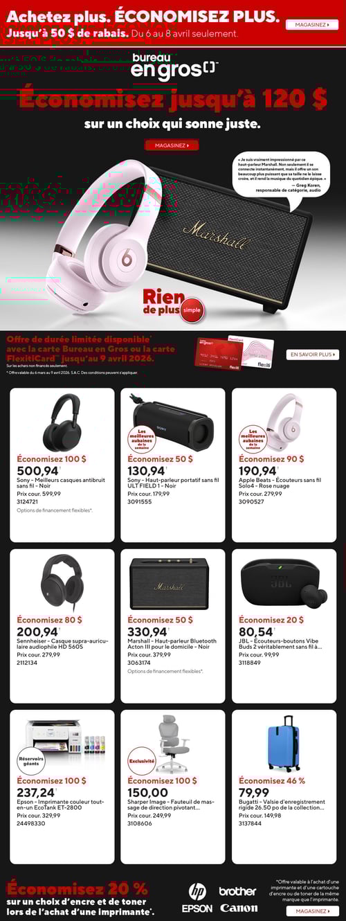 Circulaire Bureau en Gros - Page 1