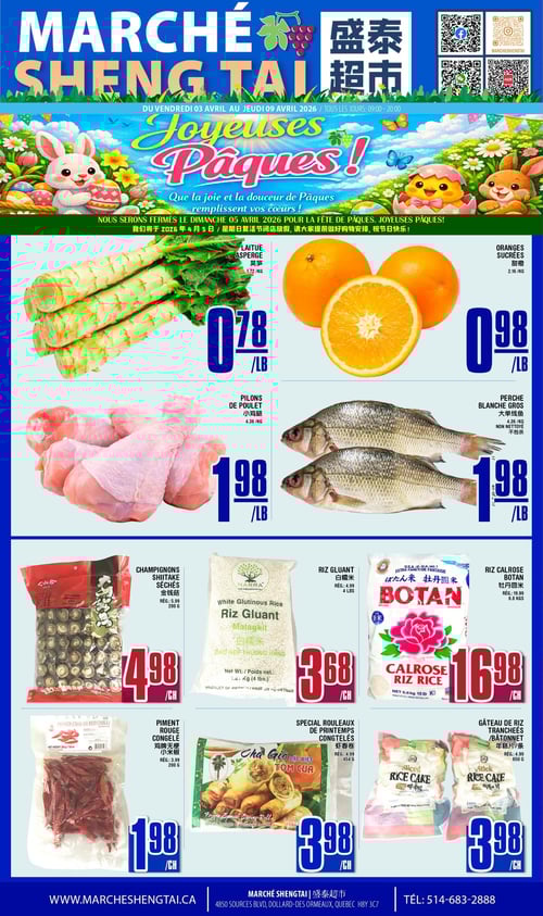 Circulaire Marché Sheng Tai - Page 1