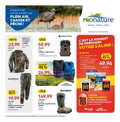 Circulaire Pronature - Page 1