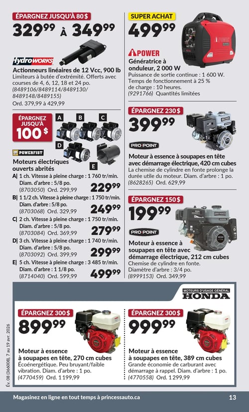 Circulaire Princess Auto - Page 19