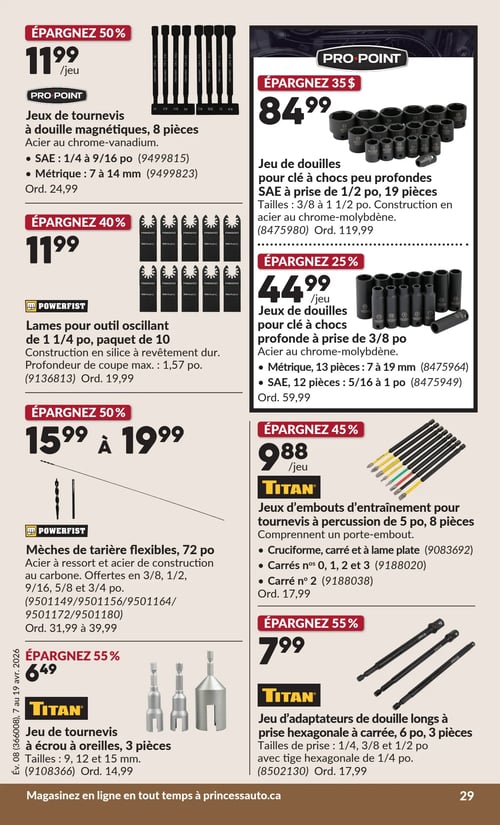 Circulaire Princess Auto - Page 34