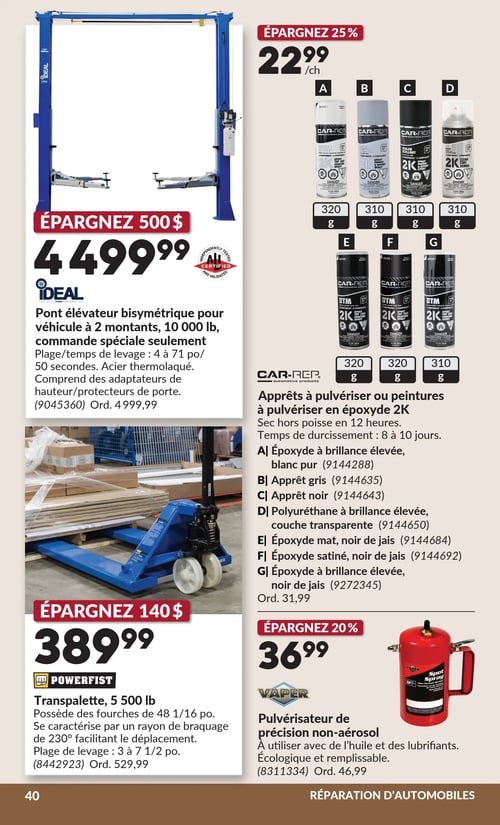 Circulaire Princess Auto - Page 45