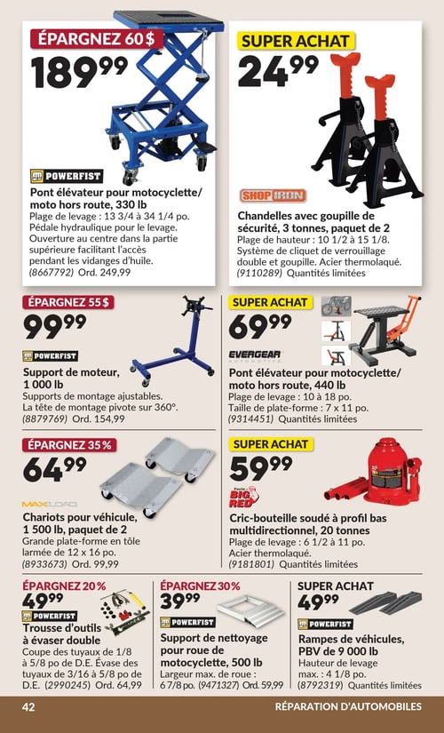 Circulaire Princess Auto - Page 47