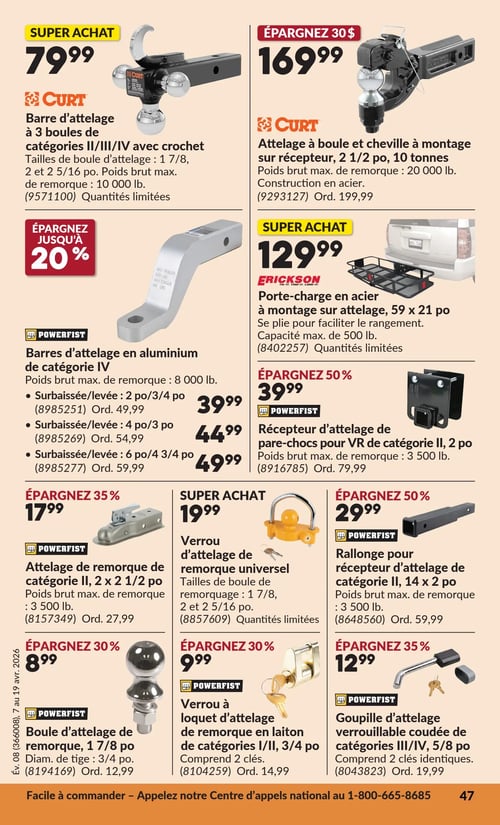 Circulaire Princess Auto - Page 52