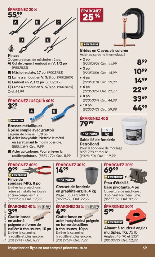 Circulaire Princess Auto - Page 75