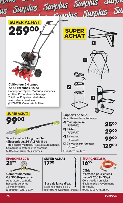 Circulaire Princess Auto - Page 80