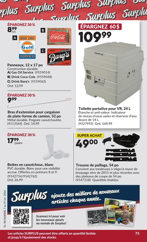 Circulaire Princess Auto - Page 81