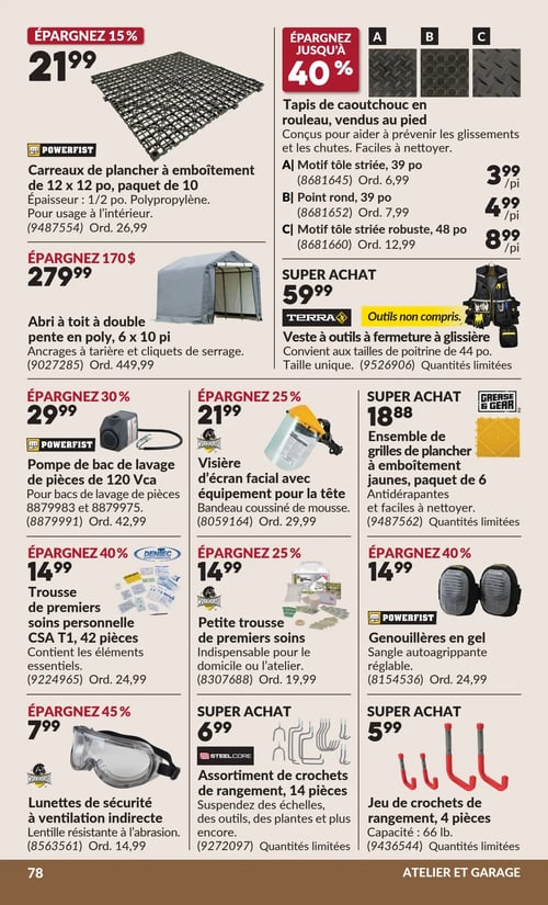 Circulaire Princess Auto - Page 84