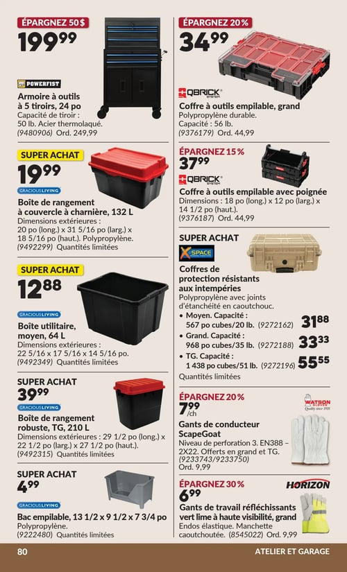 Circulaire Princess Auto - Page 86