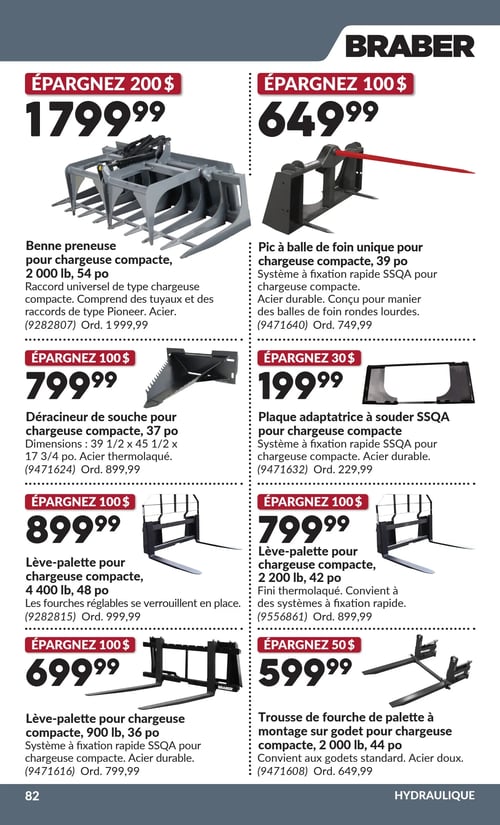 Circulaire Princess Auto - Page 88