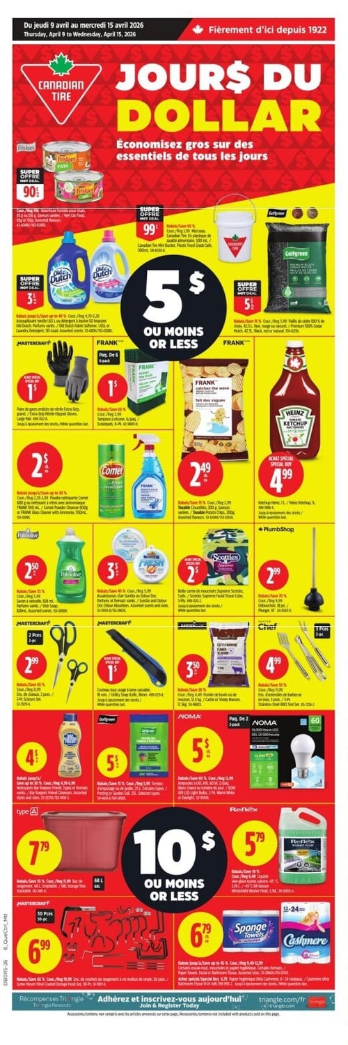 Circulaire Canadian Tire - Page 1