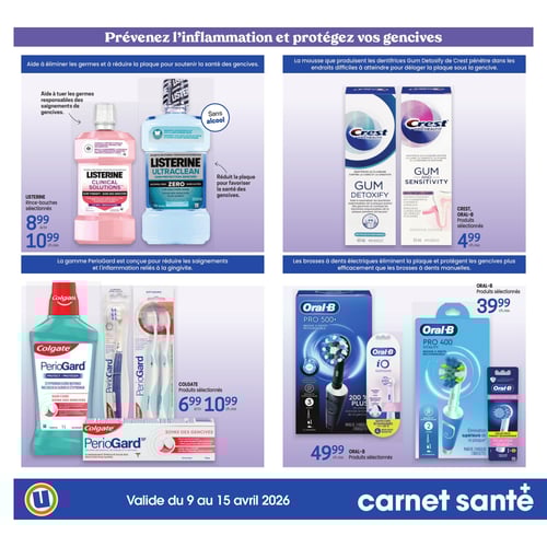 Circulaire Uniprix - Carnet Santé - Page 4