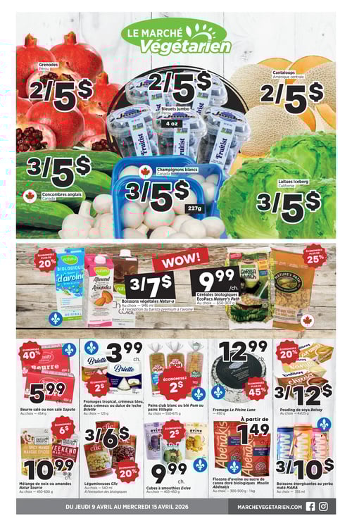 Circulaire Marché Végétarien - Page 1