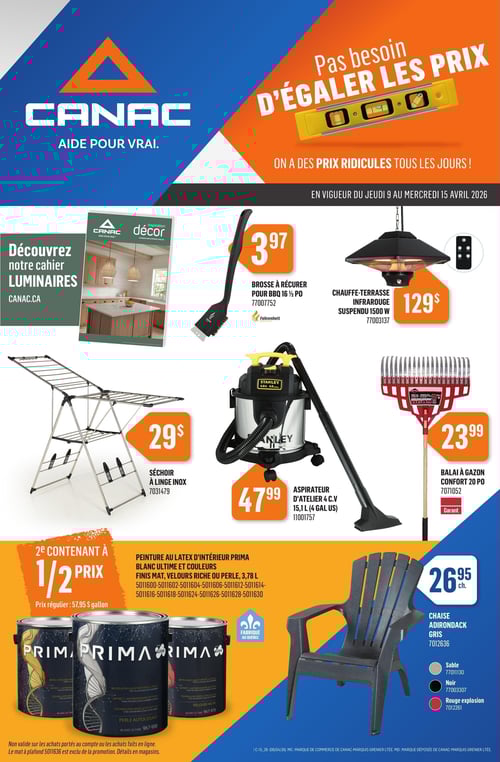 Circulaire Canac - Page 1