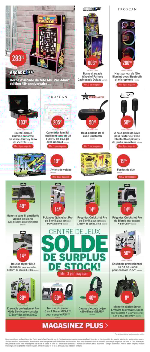 Circulaire Brick - Liquidation de téléviseurs à écran géant - Page 4