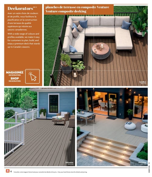 Circulaire Home Hardware - Guide de construction - Page 4