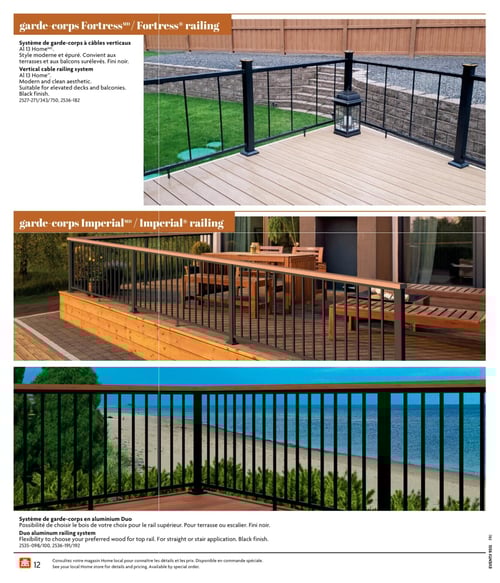 Circulaire Home Hardware - Guide de construction - Page 12