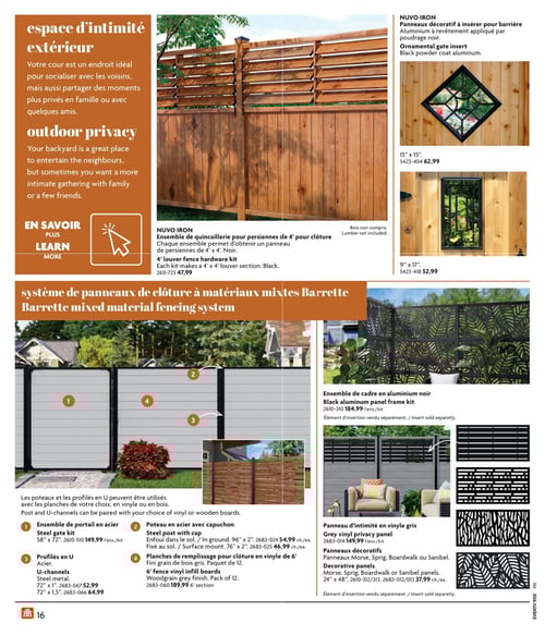 Circulaire Home Hardware - Guide de construction - Page 16