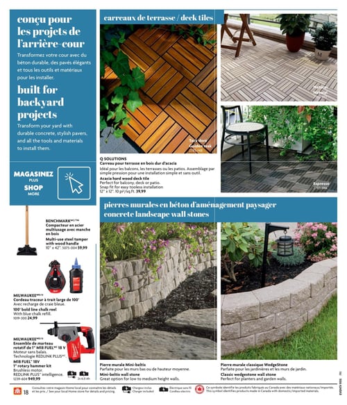 Circulaire Home Hardware - Guide de construction - Page 18
