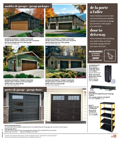 Circulaire Home Hardware - Guide de construction - Page 21