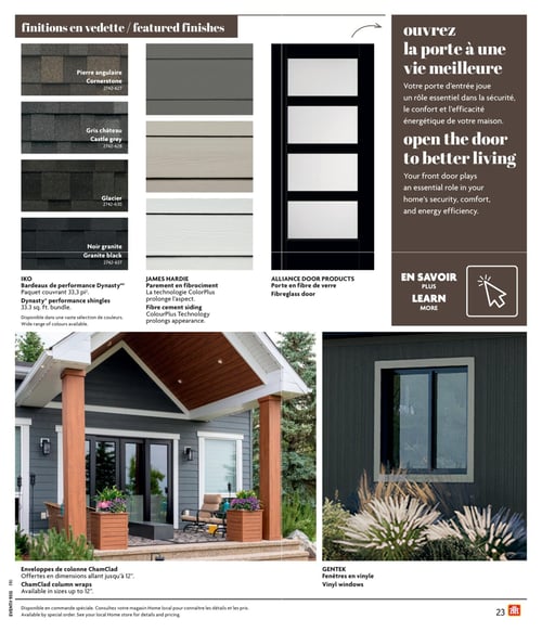 Circulaire Home Hardware - Guide de construction - Page 23