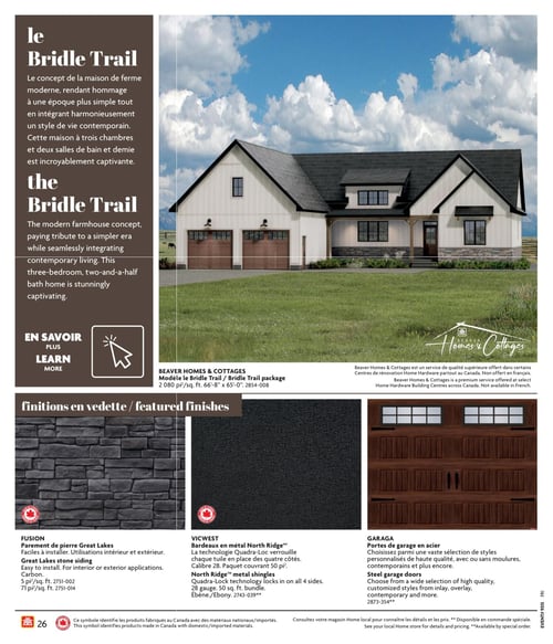 Circulaire Home Hardware - Guide de construction - Page 26