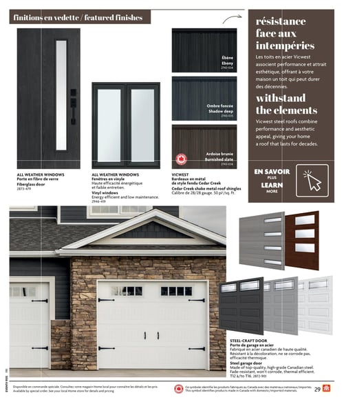 Circulaire Home Hardware - Guide de construction - Page 29