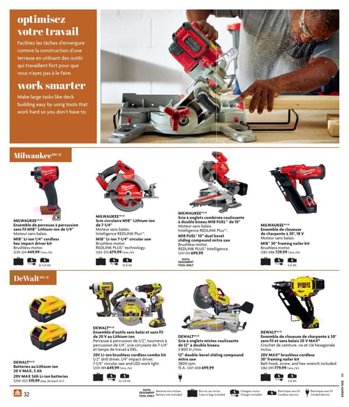Circulaire Home Hardware - Guide de construction - Page 32
