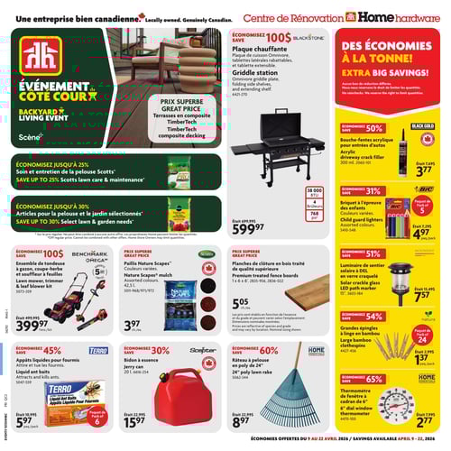 Circulaire Home Hardware - Centre de Rénovation - Page 1