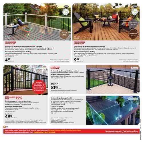 Circulaire Home Hardware - Centre de Rénovation - Page 15