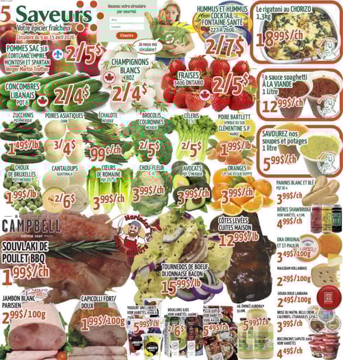 Circulaire Marché Le 5 Saveurs - Page 1