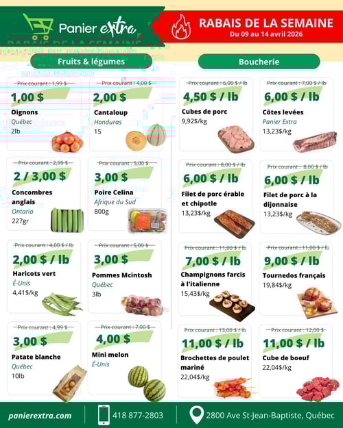 Circulaire Panier Extra - Page 1