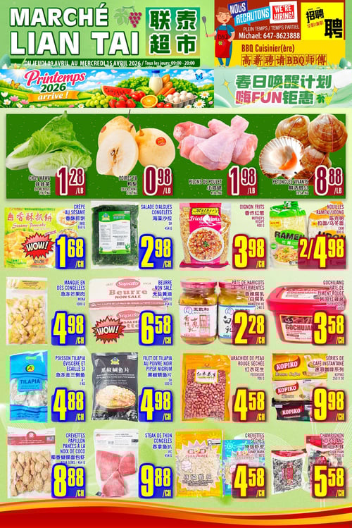 Circulaire Marché LianTai - Page 1