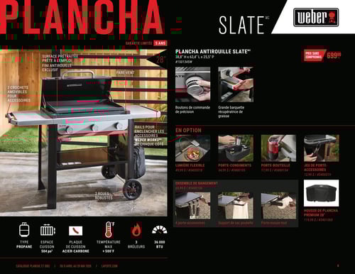 Circulaire Laferté - Catalogue Plancha et BBQ 2026 - Page 6