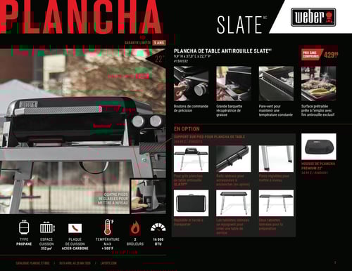 Circulaire Laferté - Catalogue Plancha et BBQ 2026 - Page 7