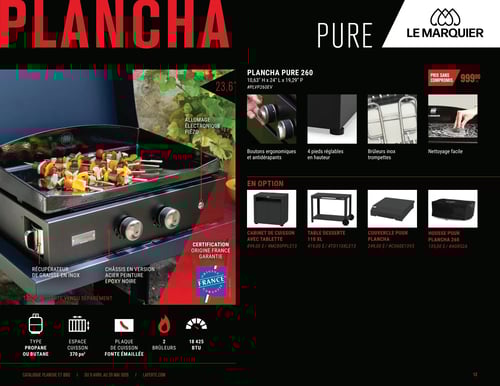 Circulaire Laferté - Catalogue Plancha et BBQ 2026 - Page 12
