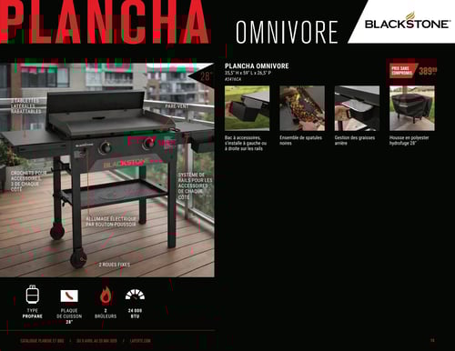 Circulaire Laferté - Catalogue Plancha et BBQ 2026 - Page 15