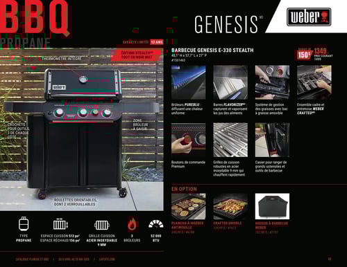 Circulaire Laferté - Catalogue Plancha et BBQ 2026 - Page 22