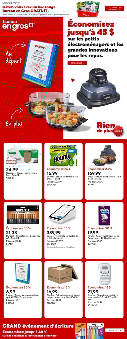 Circulaire Bureau en Gros - Page 1